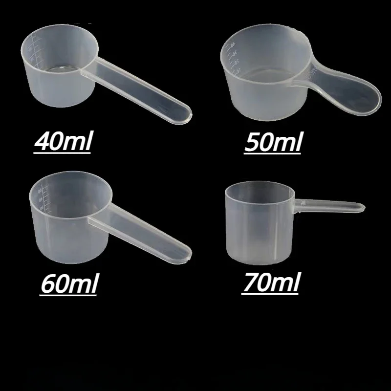 5/1pcs Plastic 20/25/30g50/60ml Milk Powder Spoon with ML Graduated Kitchen Baking Measuring Spoon kitchen accessories