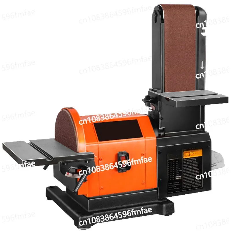 900w Abrasive Disc Sanding Belt Machine High-power Sanding Machine Desktop Woodworking Grinding Wheel Sanding and Polishing