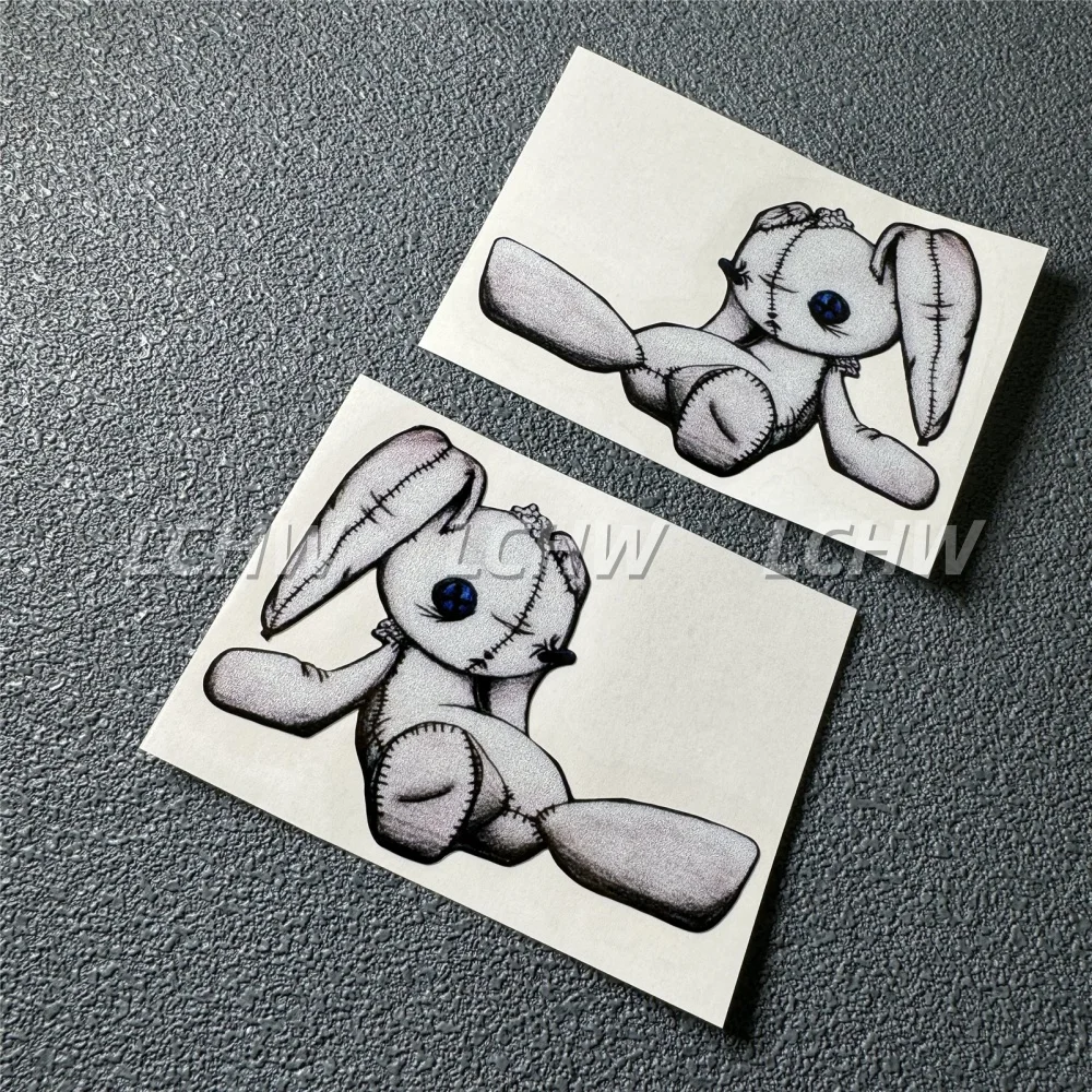 Car Stickers for Game Jinx Rabbit Auto Body Window Decals Sponsor Modified Tape Motor Racing Graphics