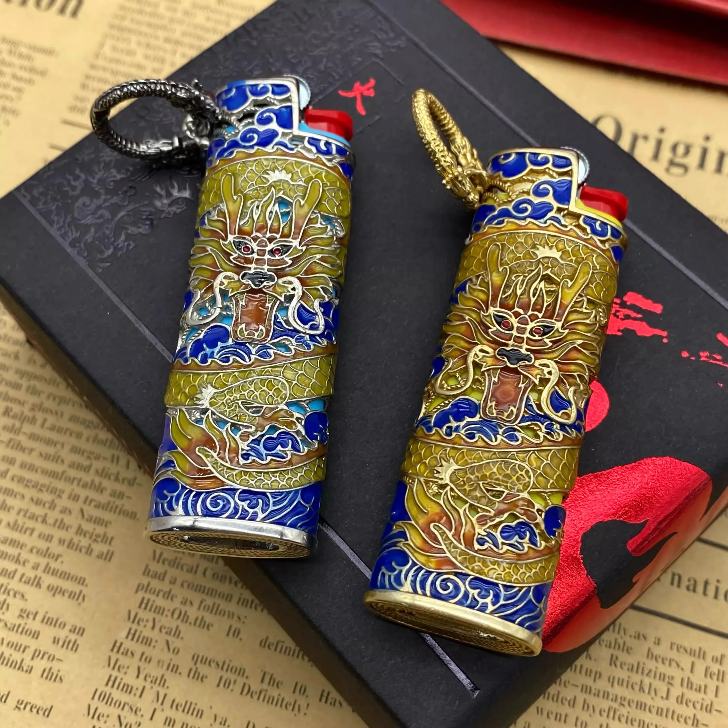 

New 1PC Colored Enamel Lighter Case Cover Fits Bic J3 Lighter BicJ3 Lighter Sleeve Cover