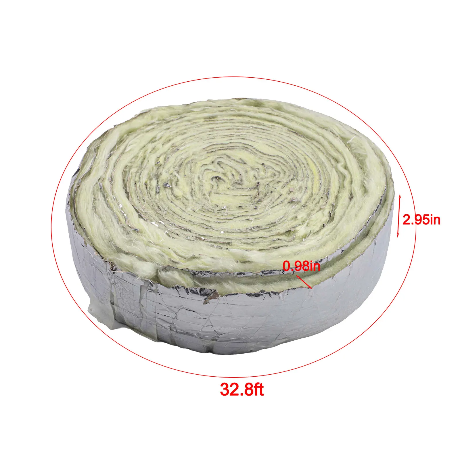

Изоляционная пленка для труб из стекловолокна 32, 8 футов для эффективной изоляции в любое время. Подходит для сантехники и систем HVAC.