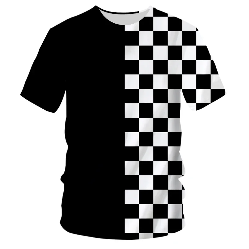 3d Personality Men's Women's Children's T-shirt Casual Printing Trend Hip-hop Simple Street Style