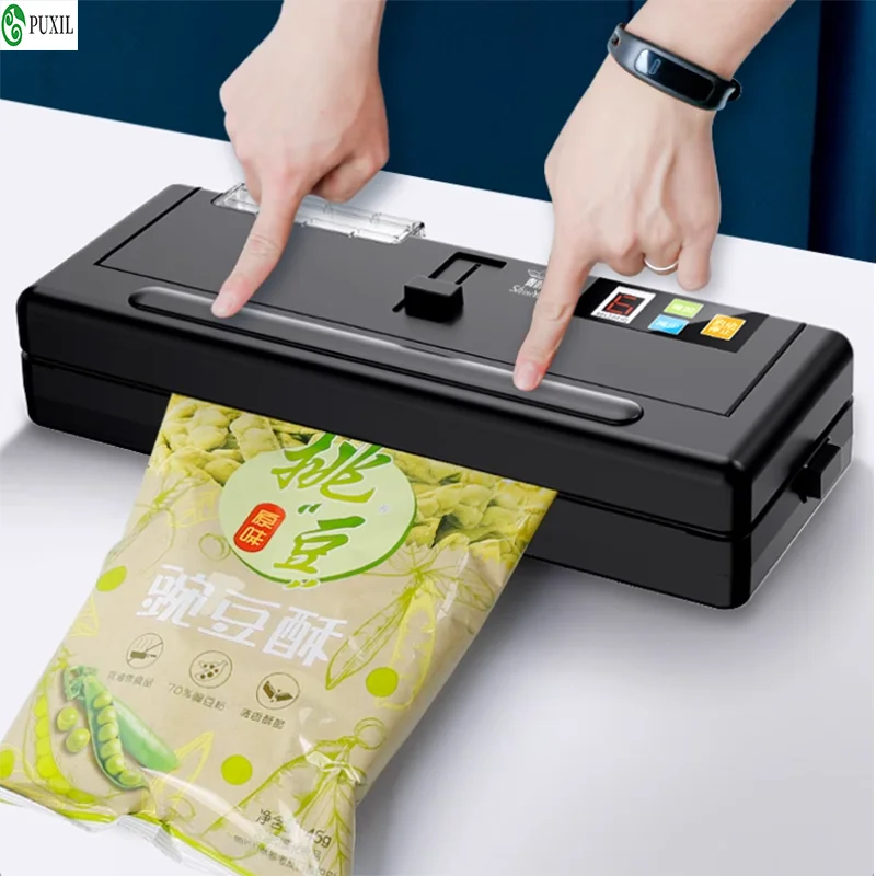 

220V Fully automatic food packaging machine, household small smooth surface non picking bag vacuum sealing machine