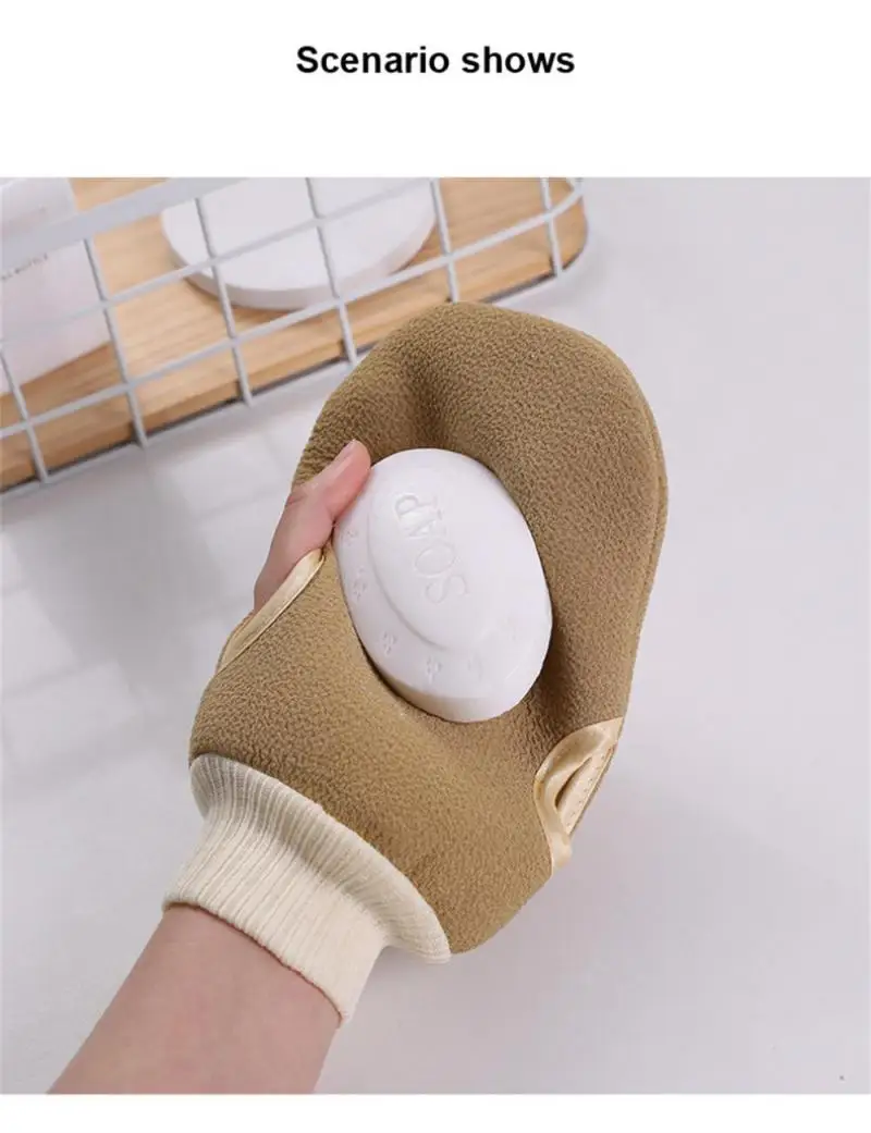 2024 Bath For Peeling Exfoliating Body Cleaning Scrub Mitt Rub Dead Skin Gloves For Shower Body Brush Towel SPA Foam Body Massag