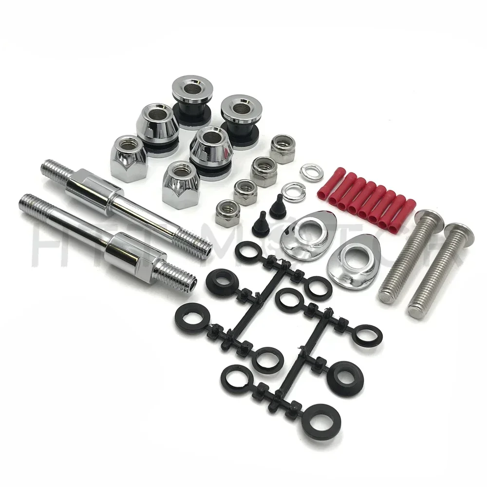 Motorcycle HardDrive Sissy Bar Docking Hardware Kit for 2002-2005 Harley Davidson Dyna FXD view 2