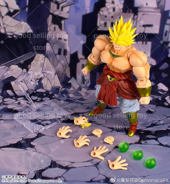 Figuras de acción Demoniacal Fit Legendary Berserker Dragon Ball, figura Broly, estatua Gk, regalos de modelos coleccionables, juguetes para niños