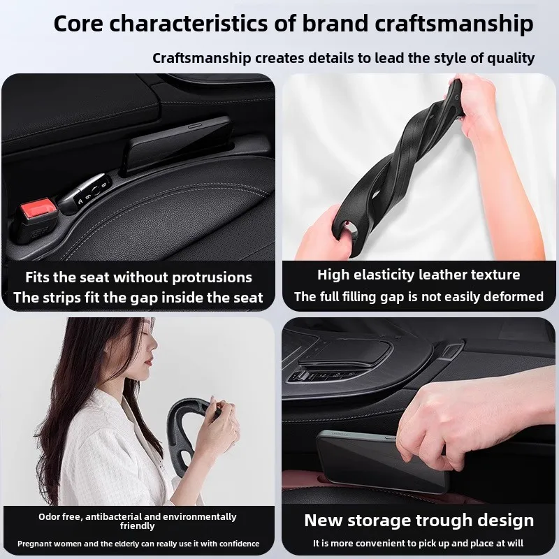 أسود/أحمر/بني/مشمش جديد إيفا حشو قطاع مقعد السيارة الفجوة حشو قطاع مانعة للتسرب مكافحة الإفلات التوصيل أدوات ختم الشريط الملحقات