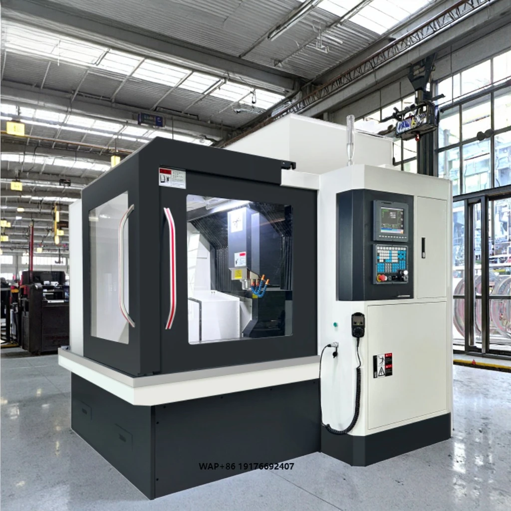 China High-Accuracy Vertical CNC Engraving Milling Machine for Metal Automatic with Control System BT30 Spindle Taper