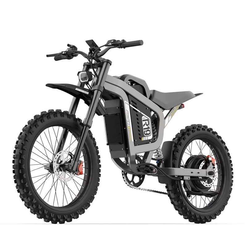 *forCross-border Direct Supply 19-inch Off-road Electric Motorcycle Adult Two-wheel High-power Front Hub Motor Model R19 75km/h