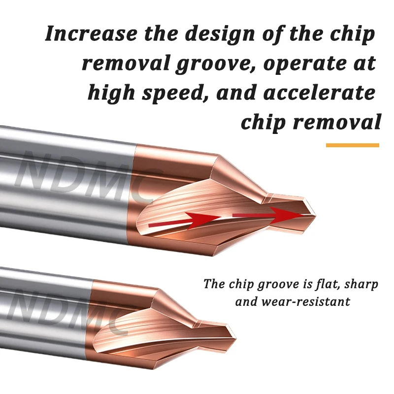 60 Degree Double-Ended Center Drills With Chamfering A-Type Extended Centering Positioning Hole-Drilling Bit For Aluminum Steel