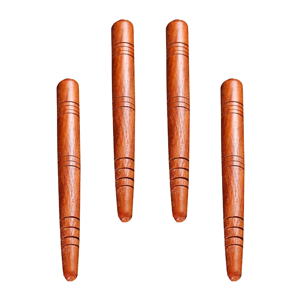 

4 шт., ручка для акупрессуры, деревянные массажные стержни, массажные палочки для тела, способствующие кровообращение, снимают усталость, боль, инструмент для ухода за акупунктурными точками