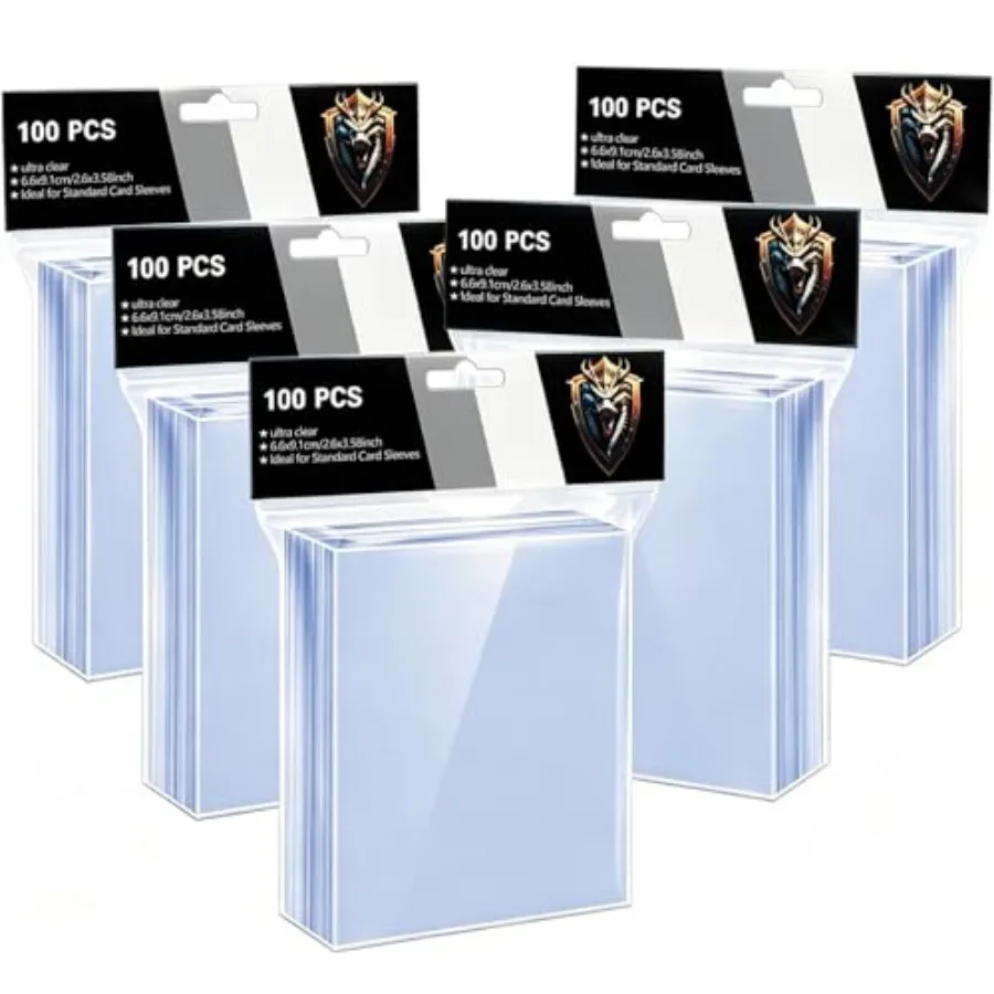 

Counts Card Sleeves for Trading Cards, Soft Penny Card Sleeves, Clear Plastic Standard Size Card Protectors for MTG, TCG, Sport