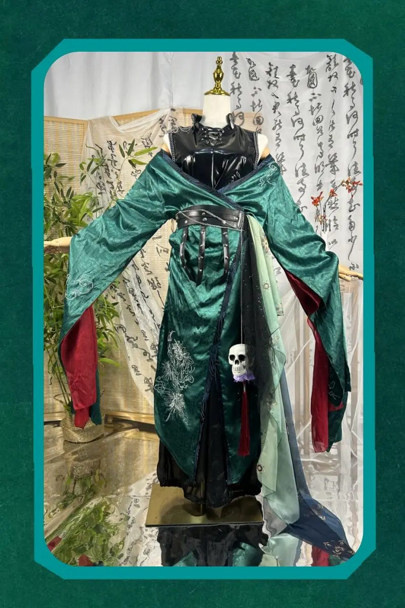 Chinese TV Series TGCF Tian Guan Ci Fu Xie Lian Hua Cheng Cosplay Costume QiRong Qi Rong  Cosplay Dress Hanfu Full Set