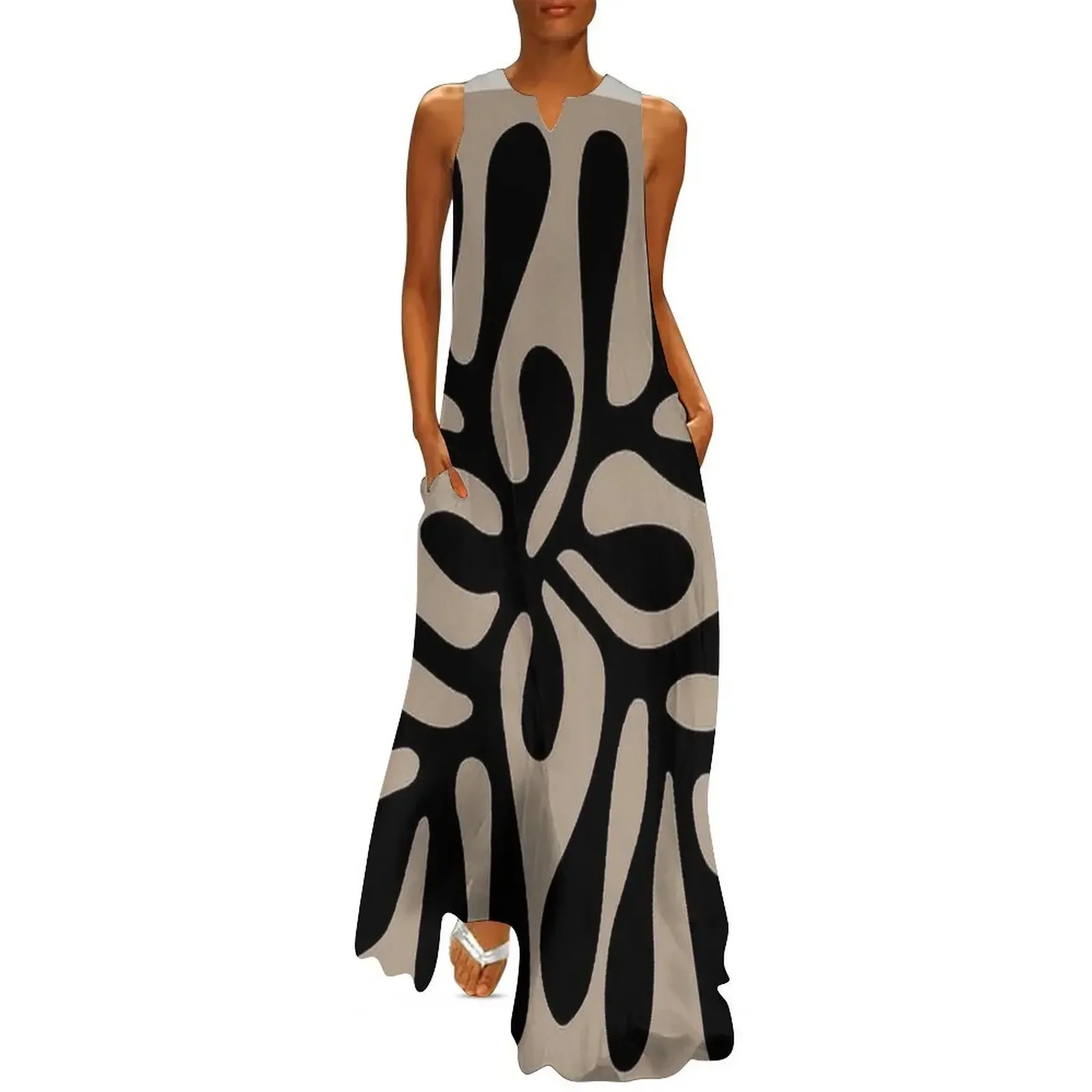 

MATISSE : Papiers Decoupes Aix En Provence Advertising Art Print Long Dress dress party night Dress