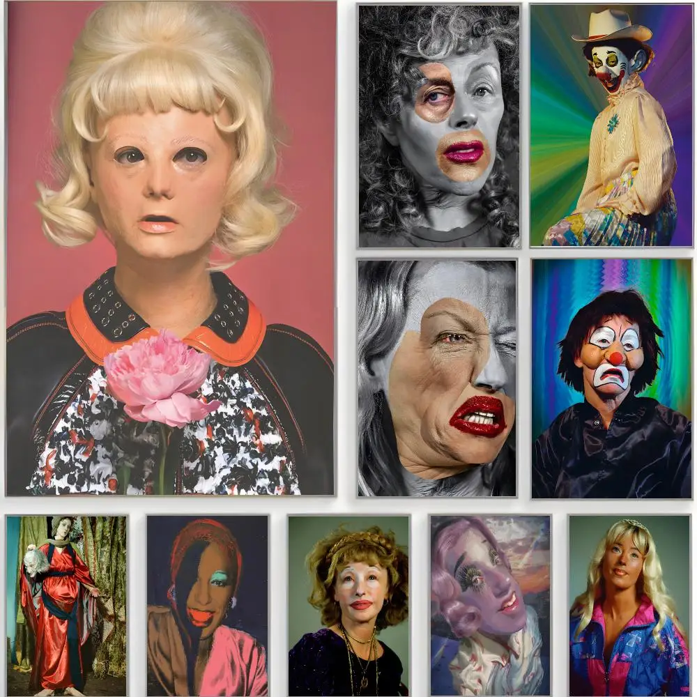 modern artist c-cindy sherman Poster Classic Wall Art  Home Decor  Peel and Stick Unframed