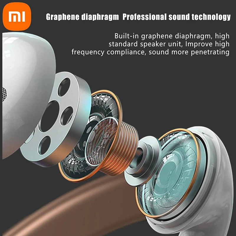 XIAOMI AP05 Oordopjes Echte Draadloze Bluetooth5.3 Oortelefoon HIFI Stereo Geluid Hoofdtelefoon Sport Oordopjes Met Microfoon Voor Android iOS