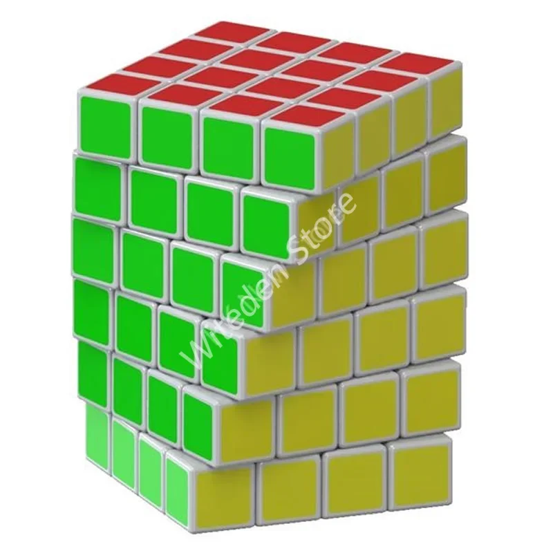 Calvin TomZ 4x4x6 Cuboid Magic Cube Neo Professional Speed Twisty Puzzle Brain Teasers Educational Toys