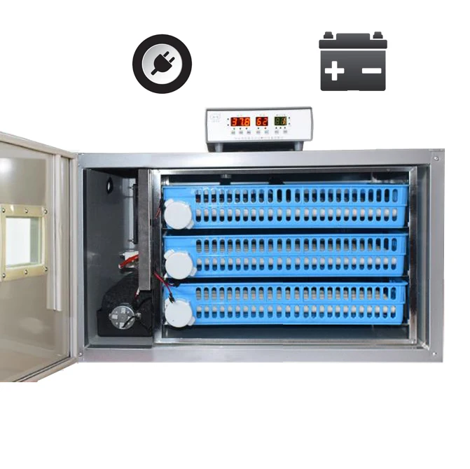 LZ-192B Micro-Computer Controlled Fully Automatic 192-Egg Capacity Incubator 360 Rolling Tray 96% Hatching Rate for