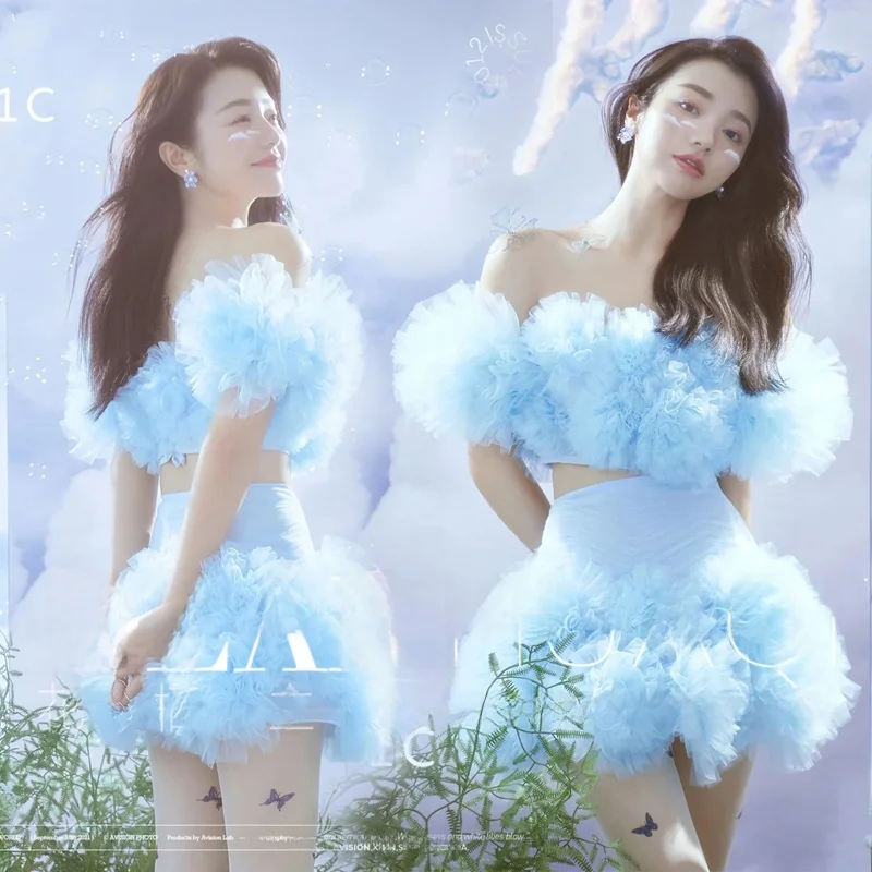 

Sweet Fairy T Theme Photo oot Wedding Dr Photoaphy Costume Flower ort Skirt Little Dr Performance Clothes