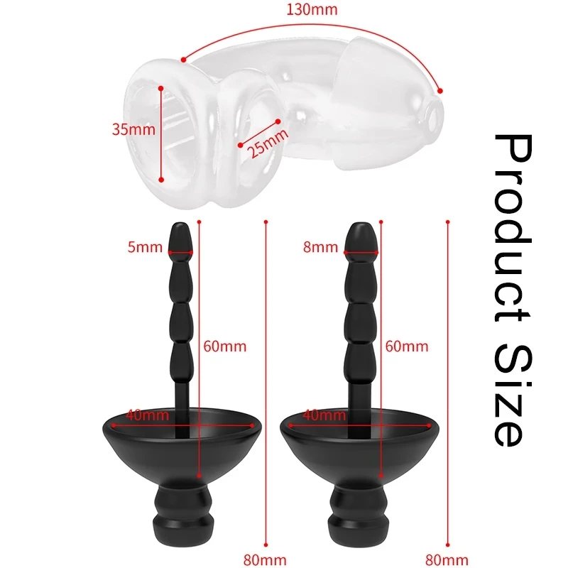 Electric Shock Penis Plug Cock Ring Chastity Cage Penis Electric Stimulator Male Urethral Dilator Bdsm Extreme Tazer Masturbator view 5