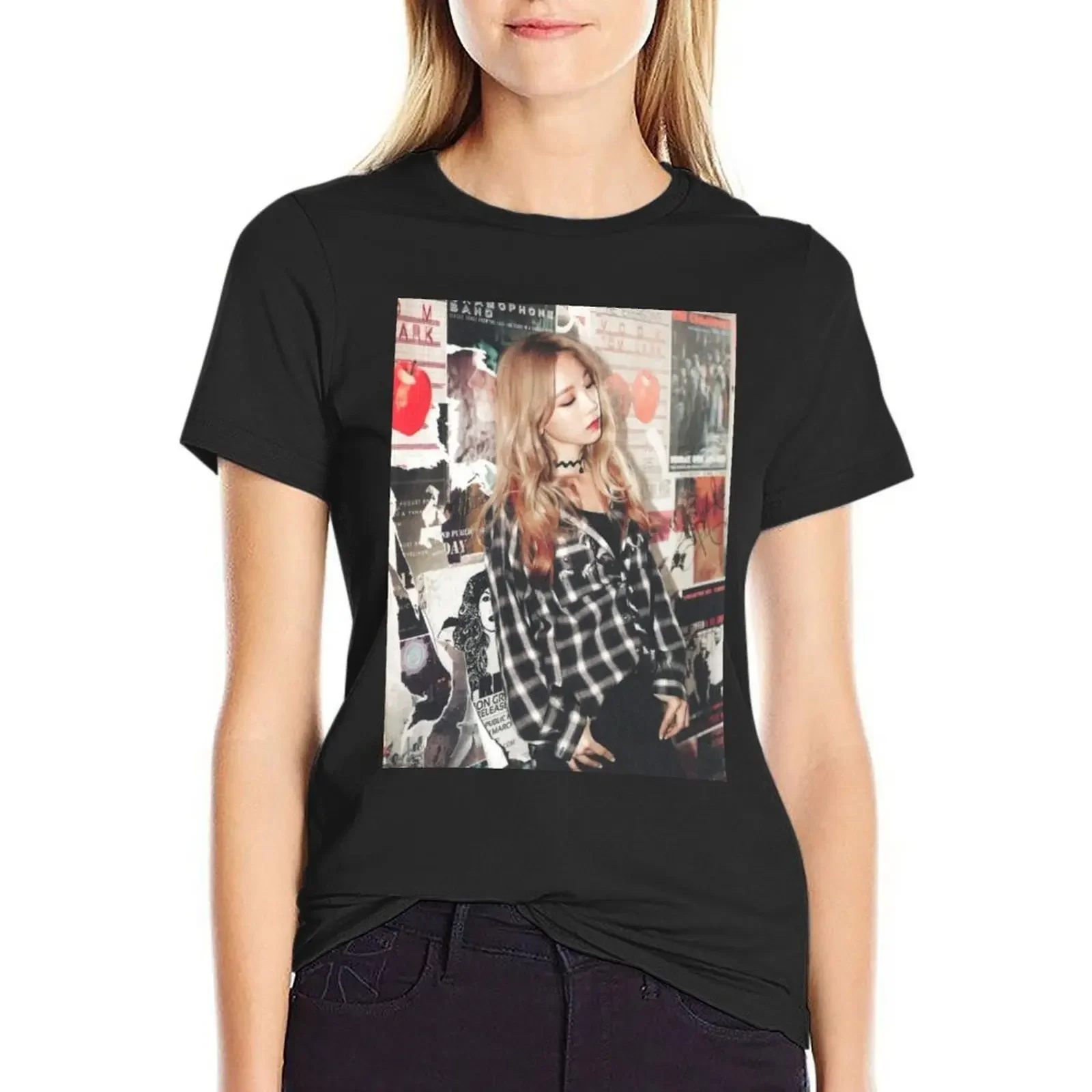 

Taeyeon T-Shirt cute tops tops summer clothes designer clothes Women luxury