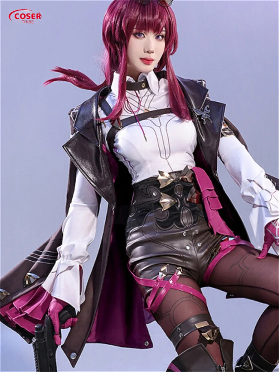 

COSER TRIBE Anime Game Honkai Star Rail Kafka Imperial Sister Gorgeous sexy Halloween Carnival Role CosPlay Costume Complete Set