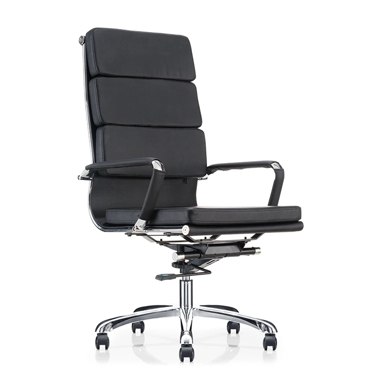 Best Luxury Modern Executive Swivel High Back Black Leather Desk Furniture Conference Ergonomic Office Chairs