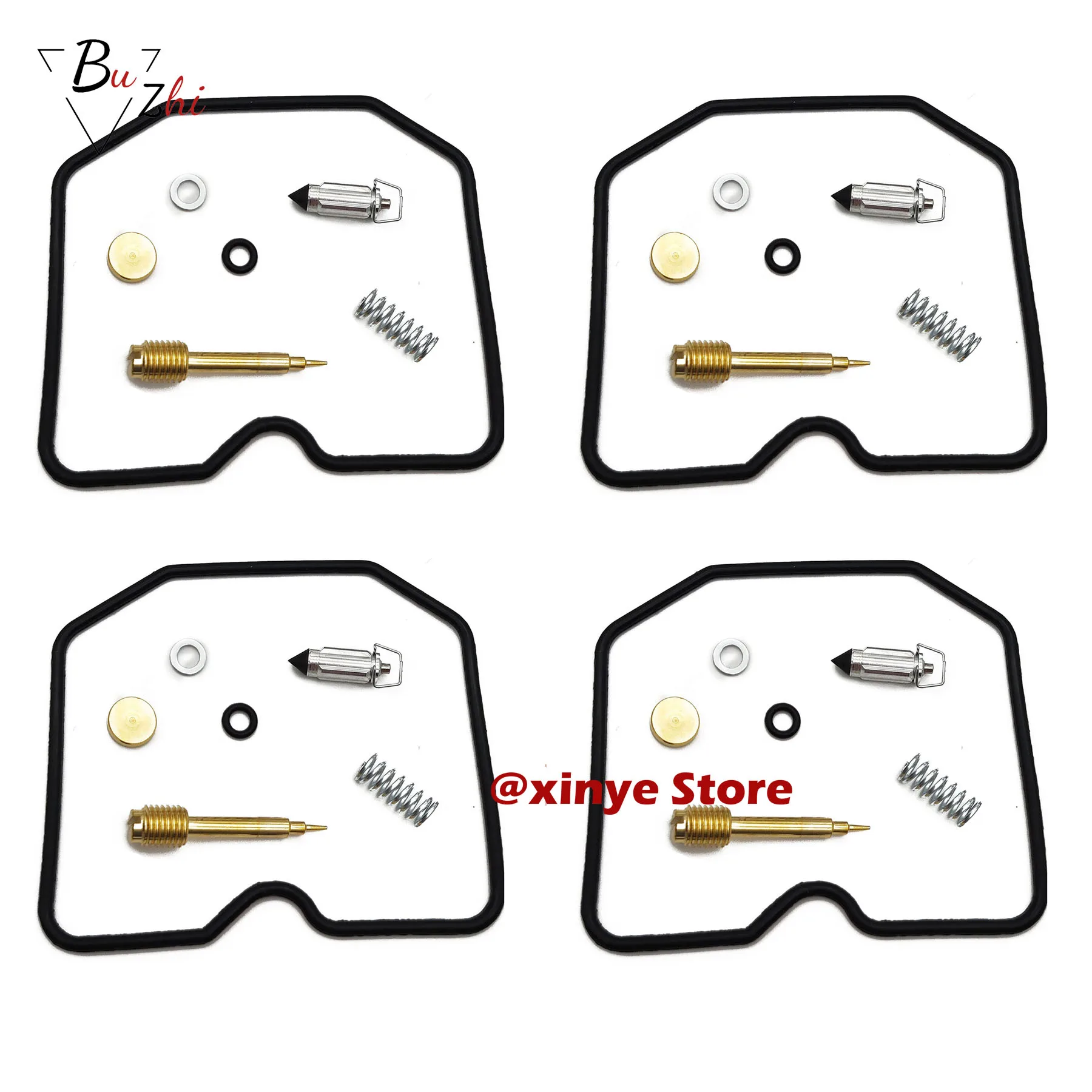 Carburetor repair kit needle valve gasket for KEF300 KLF300 KVF300 KVF360 KLX250 KLX300 KEF KLF KVF KLX 300 360 250 A B C D R