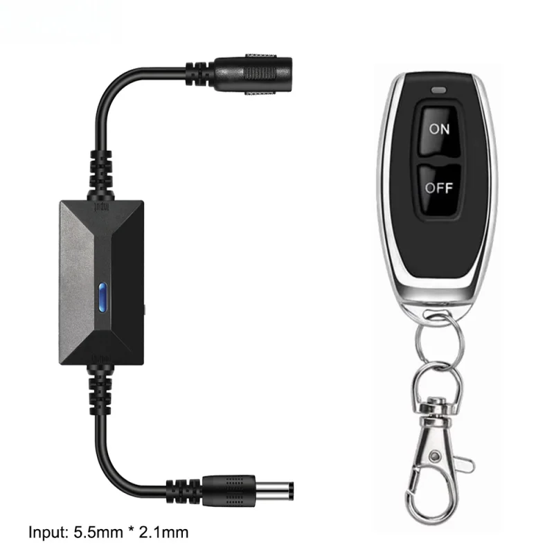 DC 5V 12V 24V 433MHz Wireless RF Remote Control Switch Power ON OFF for LED Light Strip Reading Lamp Fan Home Automation