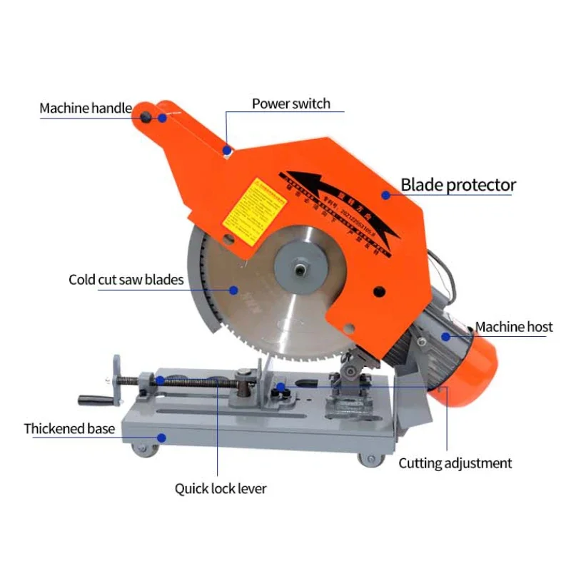 Cheap price Multifunction 355MM Electric Metal Cutting Machine Cut Off Saw Electric Cut-off Machine Chop Saw