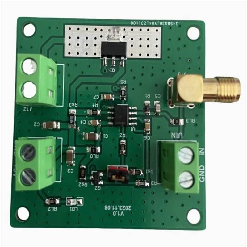 Voltage controlled current source module high linearity laser LED driver 100mA range circuit board