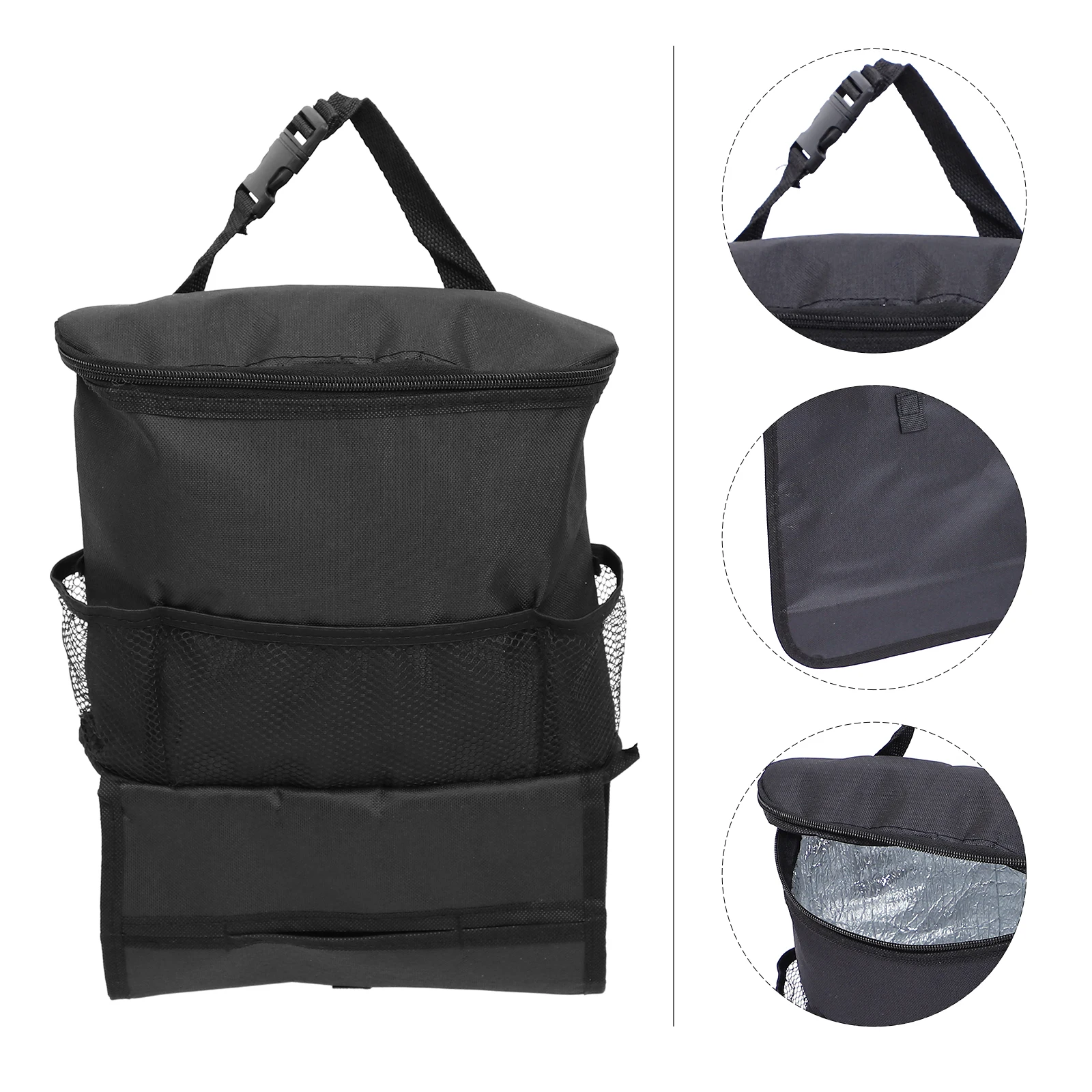 

Multi-function Car Seat Back Organizer Large Storage Insulated Compartment Hot Cold Oxford Cloth Portable Travel Cooler