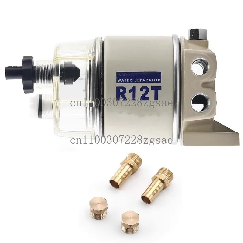 

Marine external engine oil-water separator assembly R12T motor boat yacht marine gasoline filter grid
