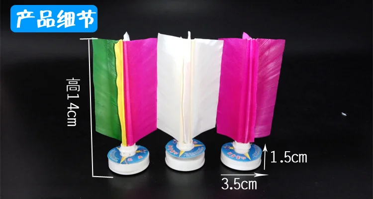 

6 Pcs Outdoor Shuttlecock Fitness Colored Short Hair Adult Training Chinese Traditional Sports