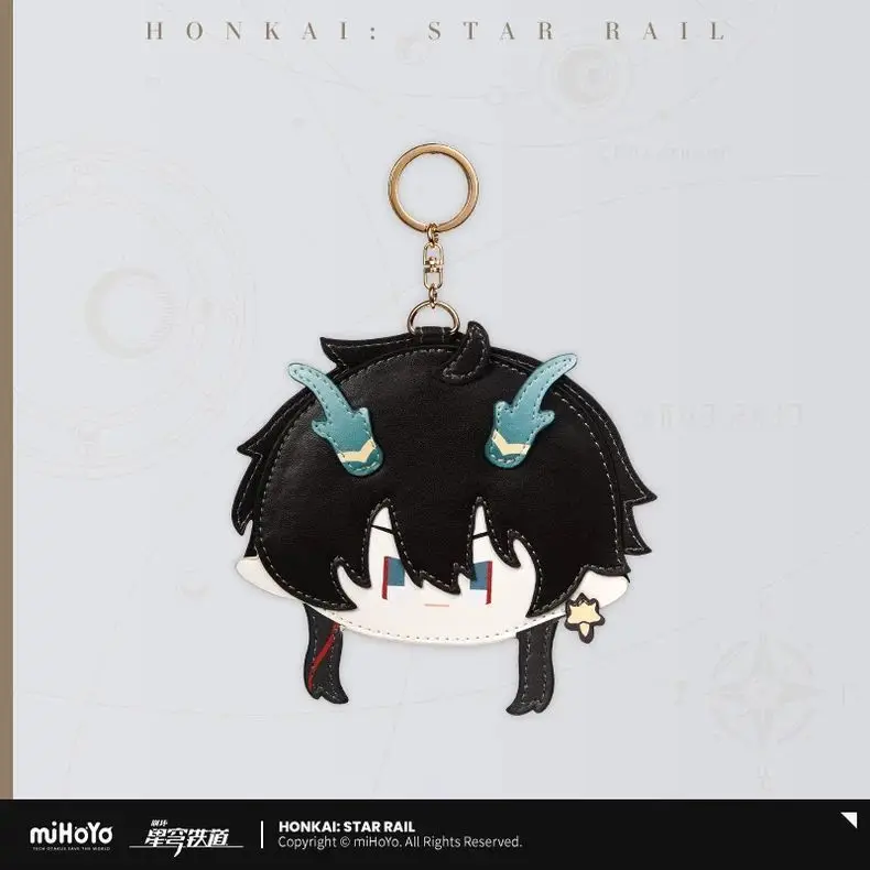 

Genuine Honkai: Star Rail Dan Heng Imbibitor Lunae Cute Doll Series PU Card Holder Wear Resistant Anti Scratch for Campus