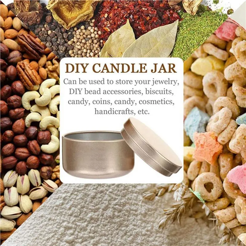 AT43-72 Pcs Candle Jar Decorat - Candle Making Jug ulasan dan harga
