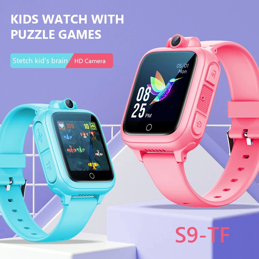 Inteligentny zegarek dla dzieci Zegarek dla dzieci z ekranem dotykowym Odtwarzacz muzyczny 26 gier Kamera Rejestrator wideo Muzyka MP3 Alarm dla dzieci w wieku 4-12 lat