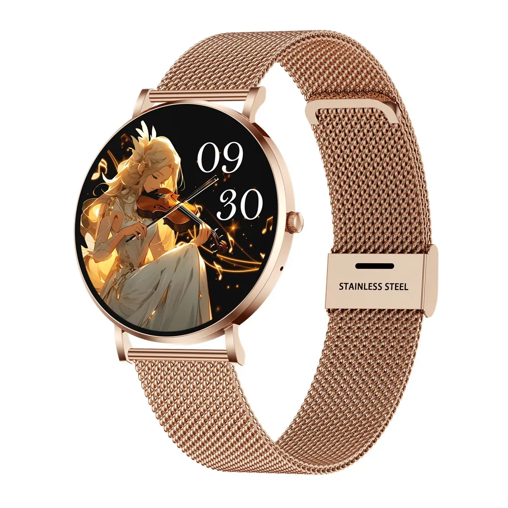 GAOKE High Quality Smart Watches Women Wrist Luxury Waterproof DW01 Smartwatch Fashion Ladies Casual Wrist Watch for Women