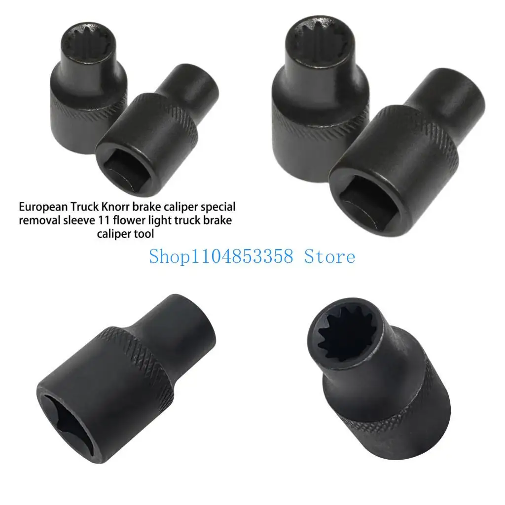 

652F Drive Disc Brake Piston Tool 11pt Truck Brake Caliper Removal Sleeve for Knorr