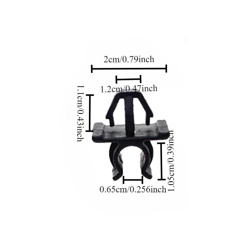 10pcs/set Car Engine Hood Strut Clip Engine Hood Buckle Support Buckle Automotive Parts Fastener