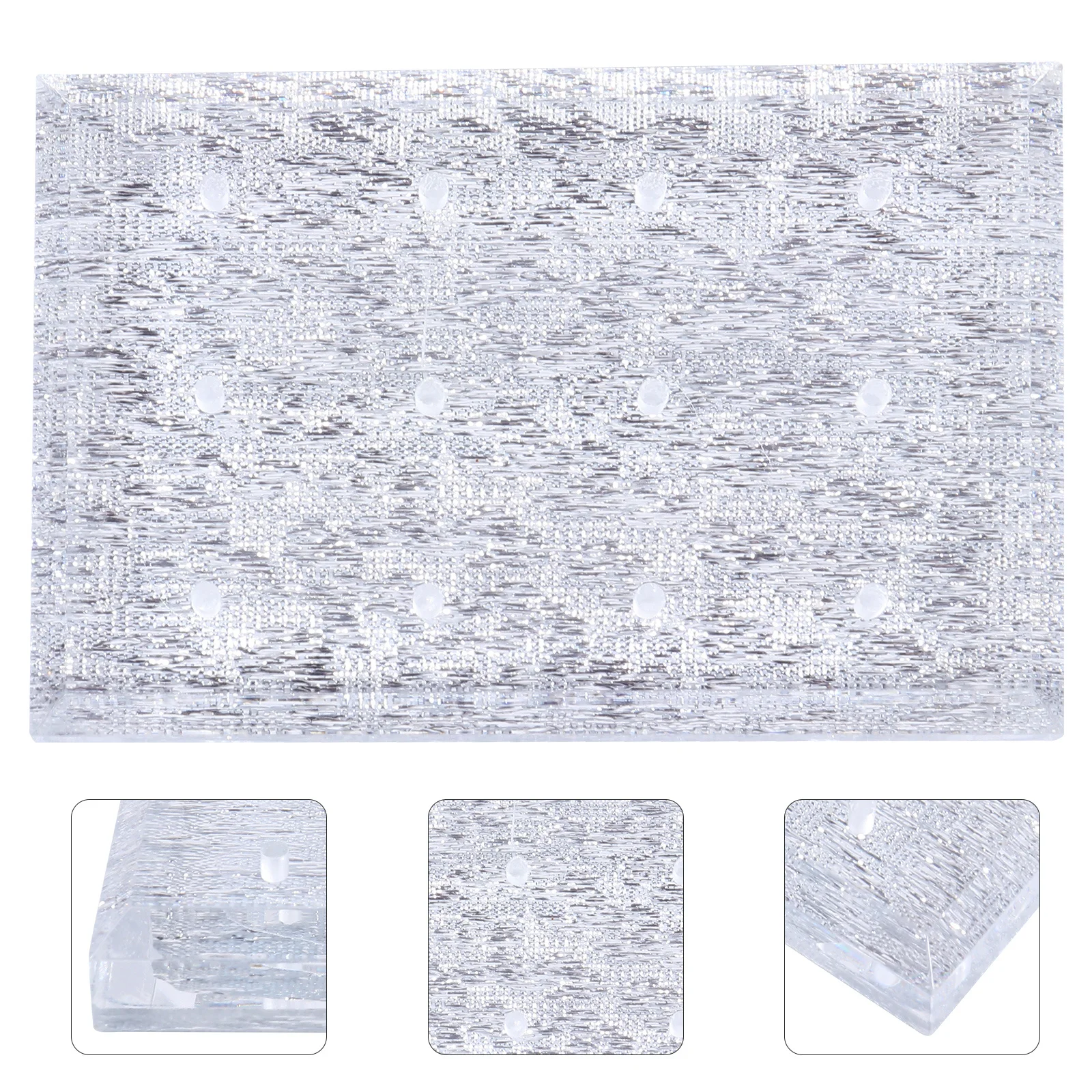 

Acrylic Nail Drill Bit Holder Clear Storage Case Rack St ganizer for Salon Home Nail Art School Practice Training