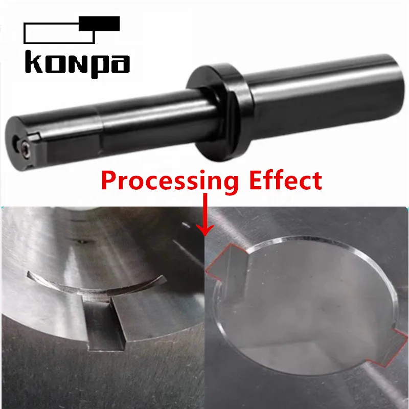 Cnc Usinagem Centro Slotting Tool Holder Gear Shaper Posicionamento Groove Broach Tool Inserções Torno Ferramentas Keyway