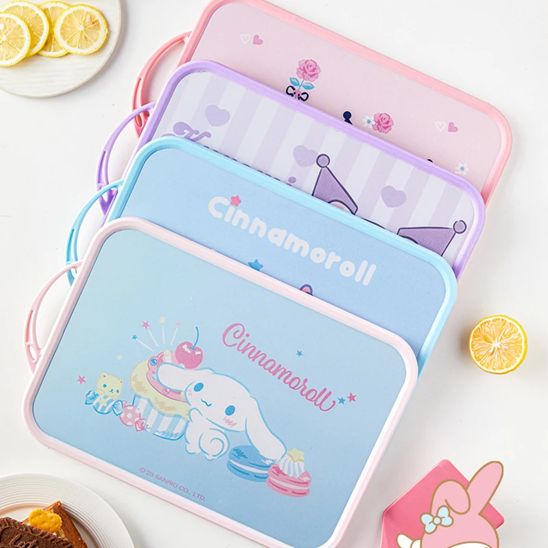 

Кавайная кухонная разделочная доска Sanrio Cinnamoroll My Melody Hello Kitty мультяшная Милая Бытовая разделочная доска игрушки подарки для девочек