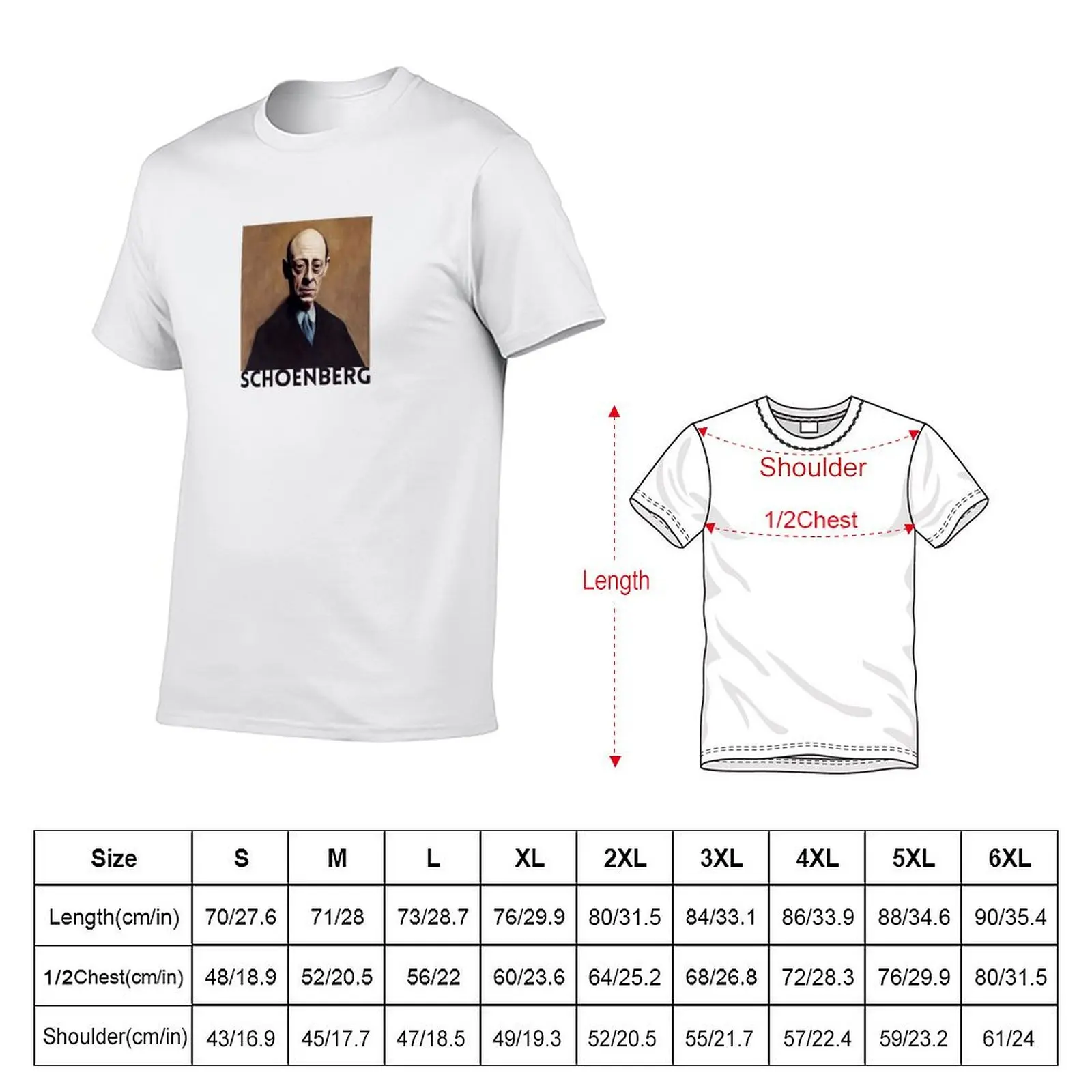 SCHOENBERG T-Shirt cotton t shirts high quality cotton t shirt pack