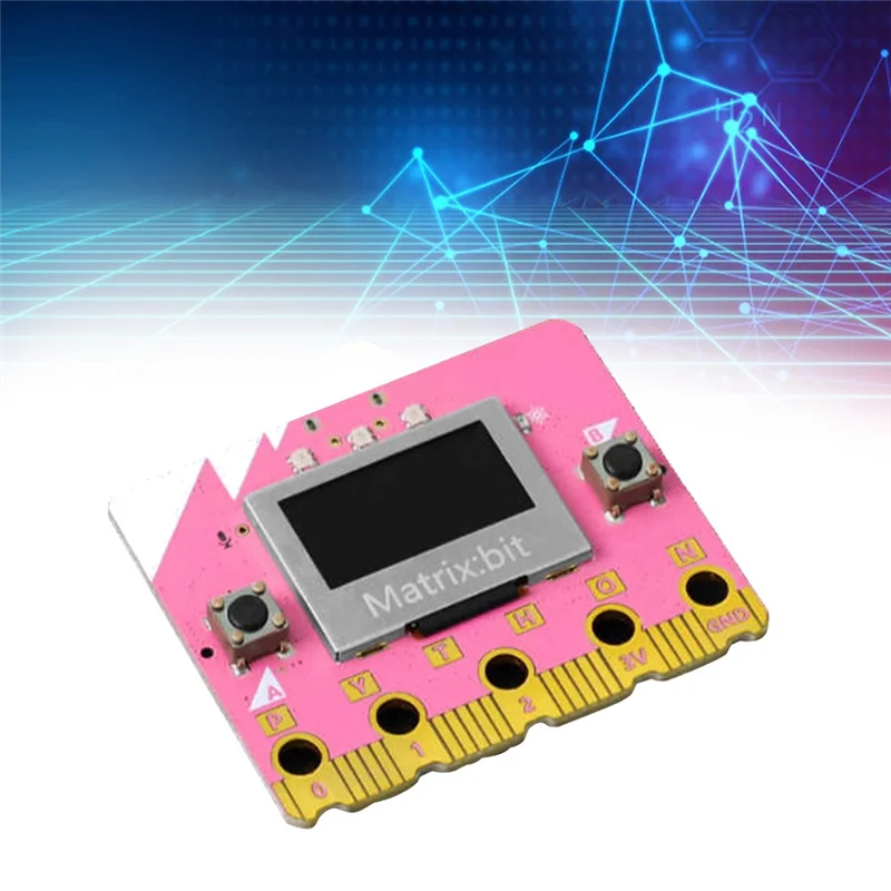 FFYY-Matrix: لوحة تطوير بت ESP32 0.96 بوصة OLED 2.4G راديو/واي فاي/BLE برمجة رسومية بلوتوث C++/بايثون/مايند+
