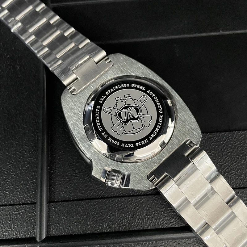 STEELDIVE Mens Diver Watches Turtle Luxury Automatic Mechanical Wristwatch 200M Waterproof Luminous Sapphire NH35 Ceramic Bezel