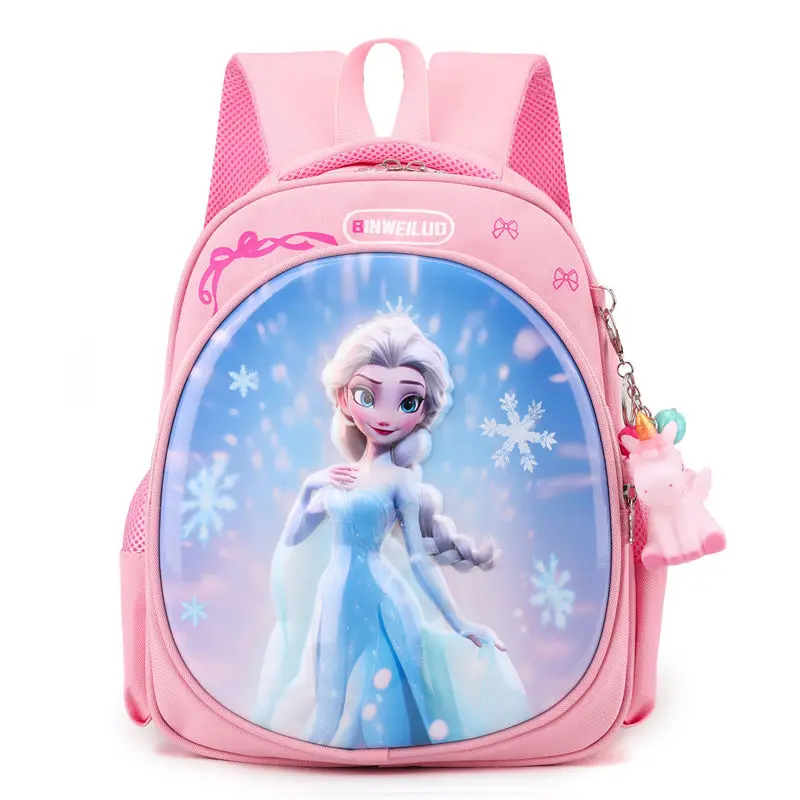 Disney Cartoon frozen shoulder bag Backpack For Baby Boys Girls mermaid Lovely Schoolbag Kindergarten Kids gift