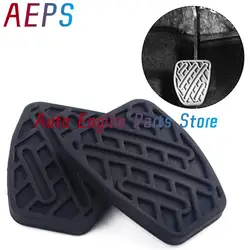 2Pcs For Nissan Qashqai Clutch Brake Pedal Pad Cover Rubbers 2007-2016 46531JD00A