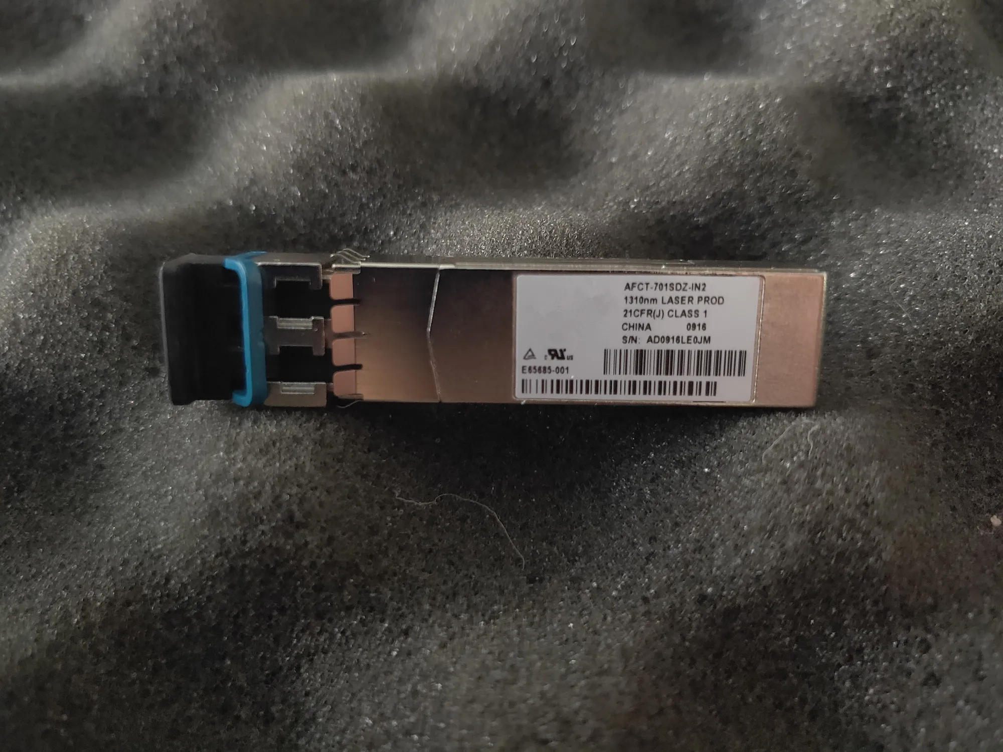 

Inte-l SFP+ 10GB 10KM AFCT-701SDZ-IN2/E65685-001/10G 10KM 1310NM LR SFP Single mode optical transceiver/10g lr/1310NM 10g