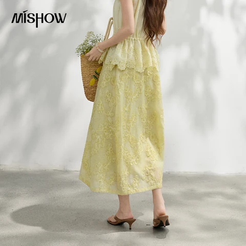 MISHOW Желдая юбка  MXF25B2533